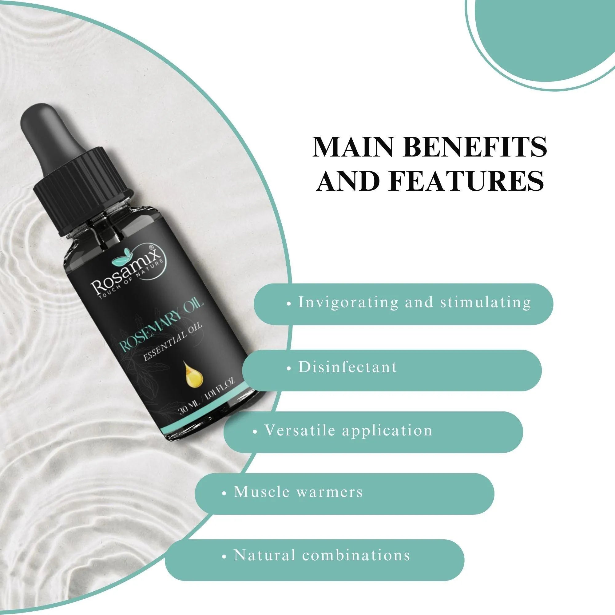 ROSAMIX ROSEMARY ESSENTIAL OIL (Rosmarinus officinalis)