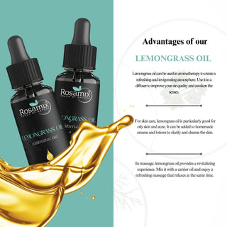 LEMONGRASS ESSENTIAL OIL - ROSAMIX