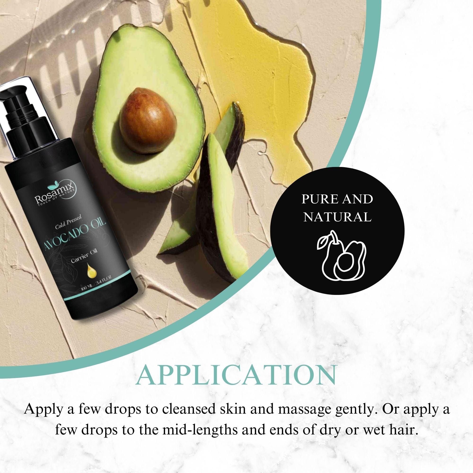 ROSAMIX COLD PRESSED AVOCADO OIL (Persea Gratissima)