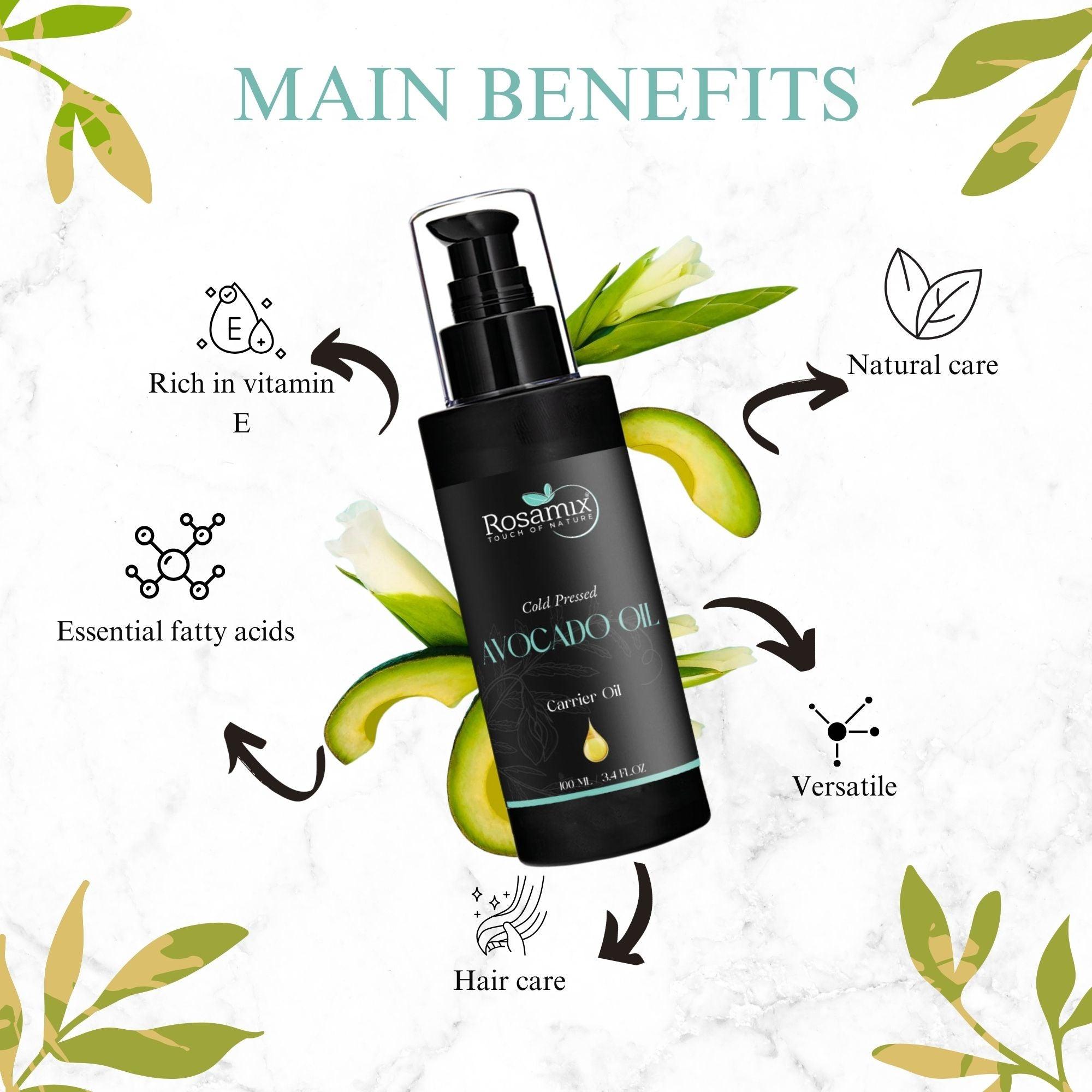 ROSAMIX COLD PRESSED AVOCADO OIL (Persea Gratissima)