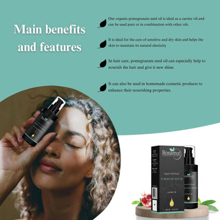 ORGANIC COLD PRESSED POMEGRANATE SEED OIL - ROSAMIX