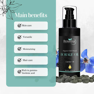 ORGANIC COLD PRESSED BORAGE OIL - ROSAMIX