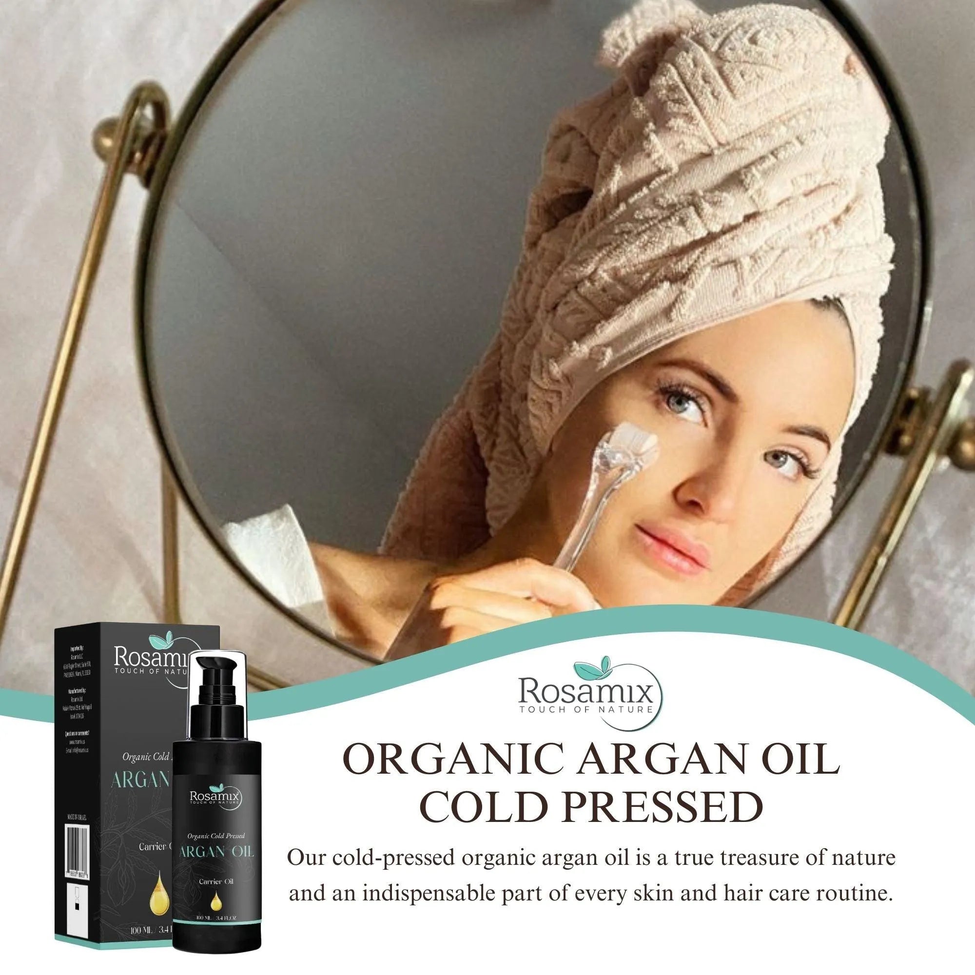 ROSAMIX ORGANIC COLD PRESSED ARGAN OIL (Argania spinosa)