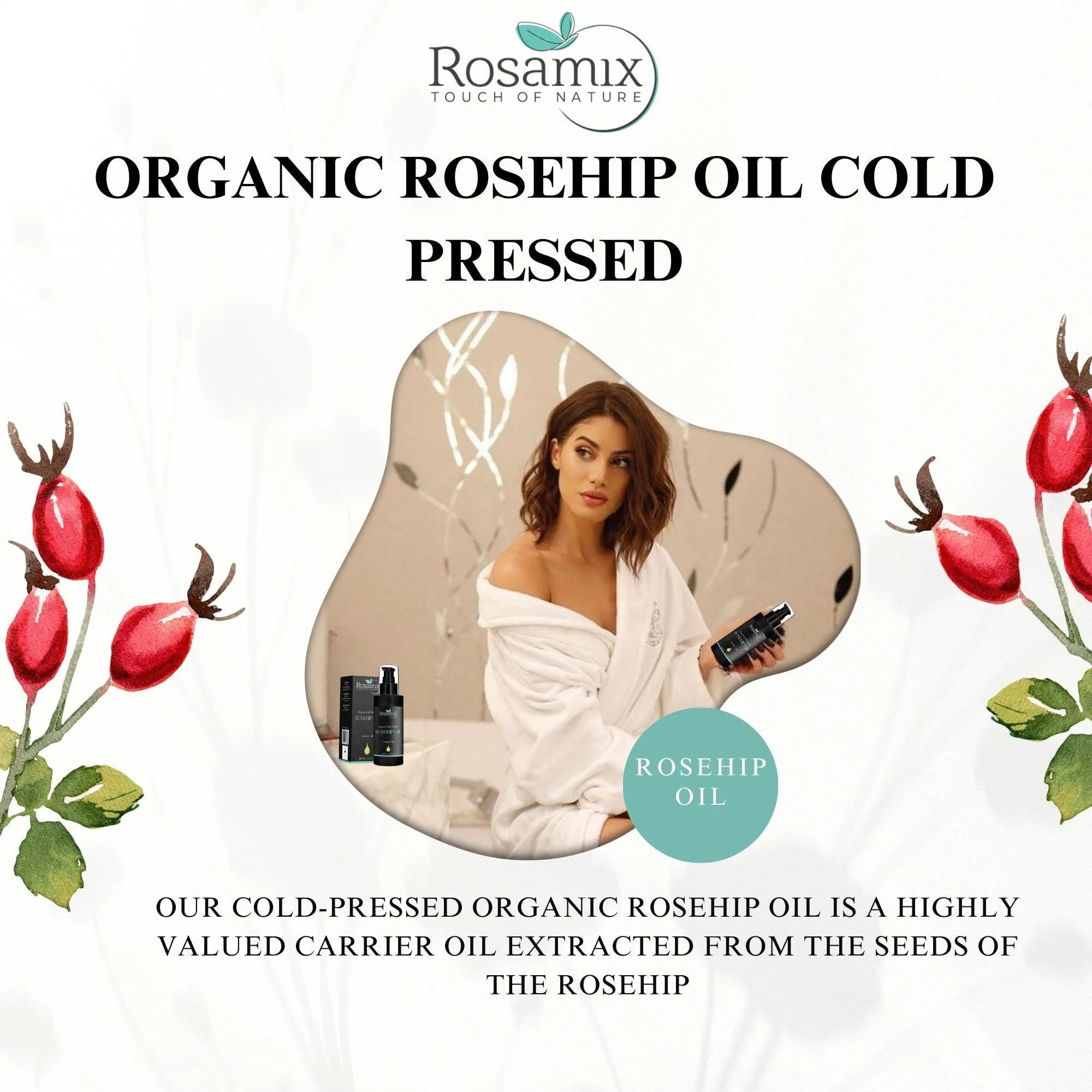 rose seed oil benefits OIL Rosamix Organic Cold Pressed Rosehip Oil