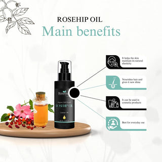 organic cold pressed rose hip seed oil benefits OIL Rosamix Organic Cold Pressed Rosehip Oil