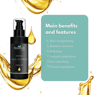 COLD PRESSED GOLDEN JOJOBA OIL - ROSAMIX