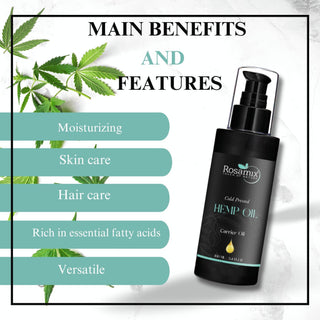 COLD PRESSED HEMP OIL - ROSAMIX