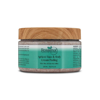 APRICOT FACE & BODY CREAM PEELING - ROSAMIX